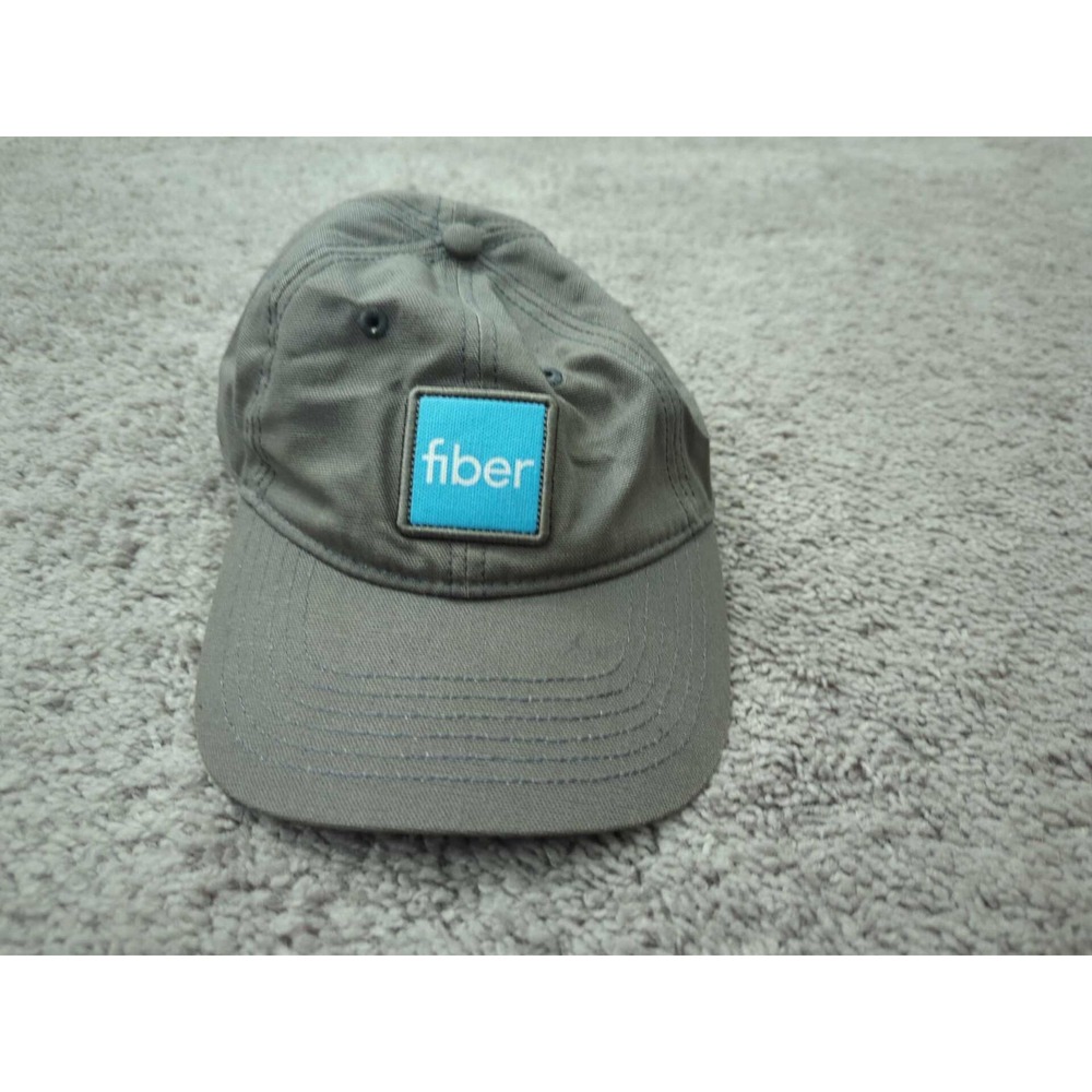 Google Fiber Baseball Cap Mens One Size Gray‎ Adjustable